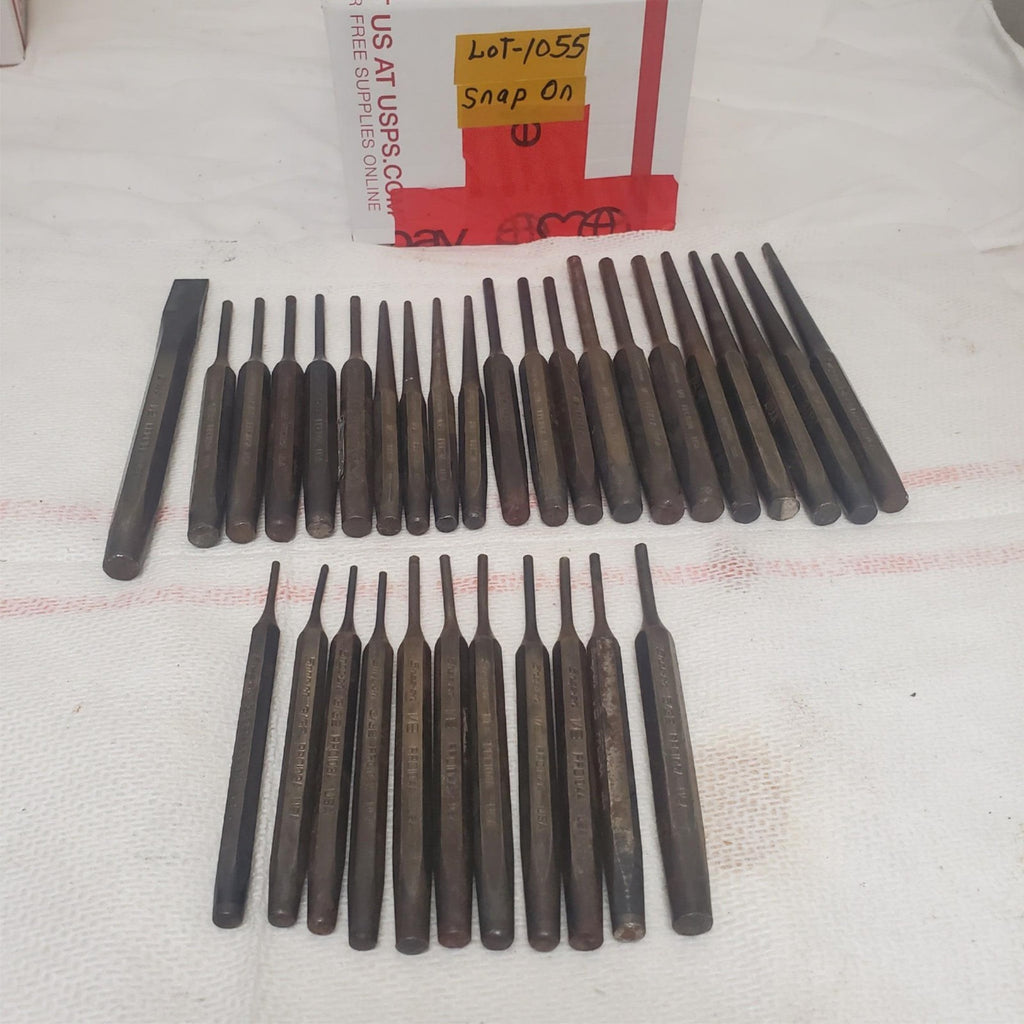 Lot of 32 Assorted  Snap on Punch and Chisel Alignment Tool Set LOT-1055