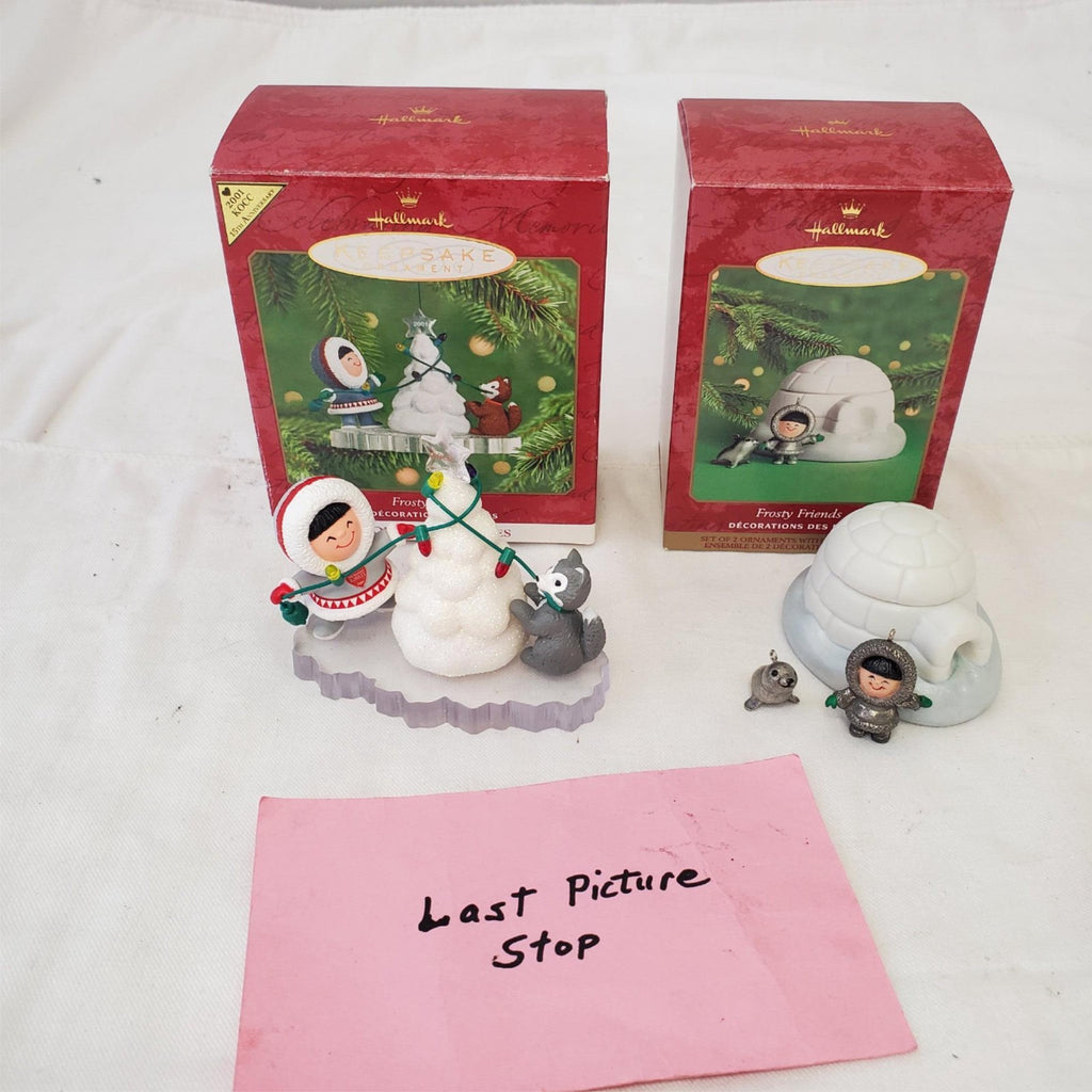 Set of 2 Hallmark Keepsake Ornament Frosty Friends #2