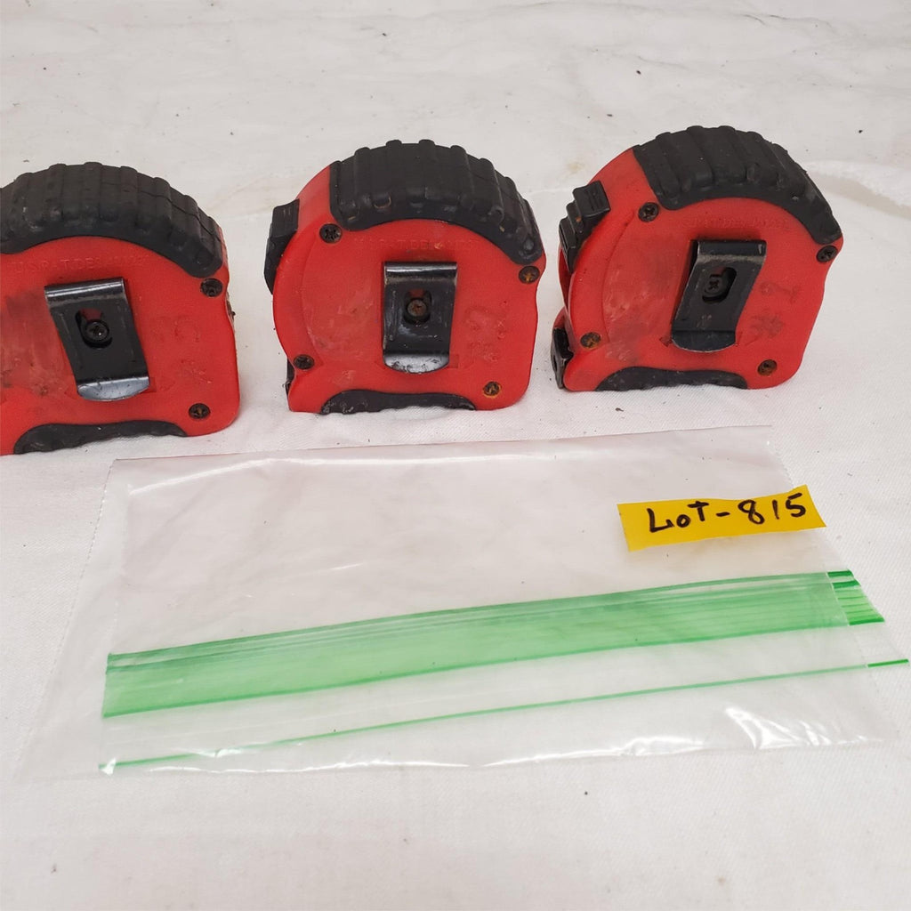 Lot of 3  Blue-Point 12' Feet Tape YASG153 Measure Soft Grip LOT-815