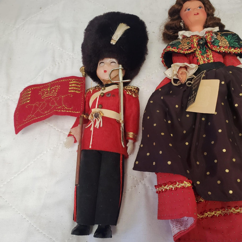 Lot of British Royal Guard Dolls, Collectors Costume Dolls by Peggy Nisbet