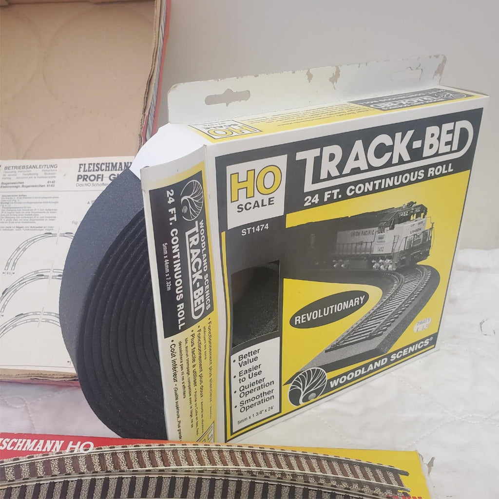 Lot of Assorted Track-Bed and Fleischmann Toy Train Track Set