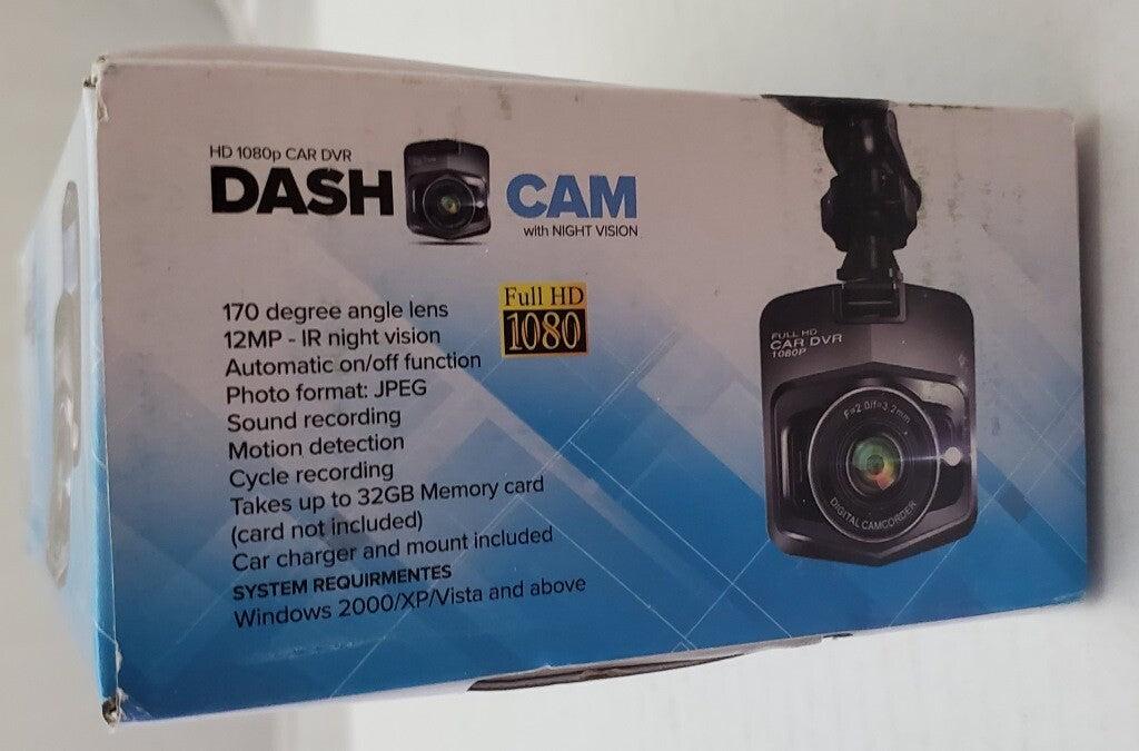 Used Dash Cam With Night Vision Full HD 1080p Car DVR