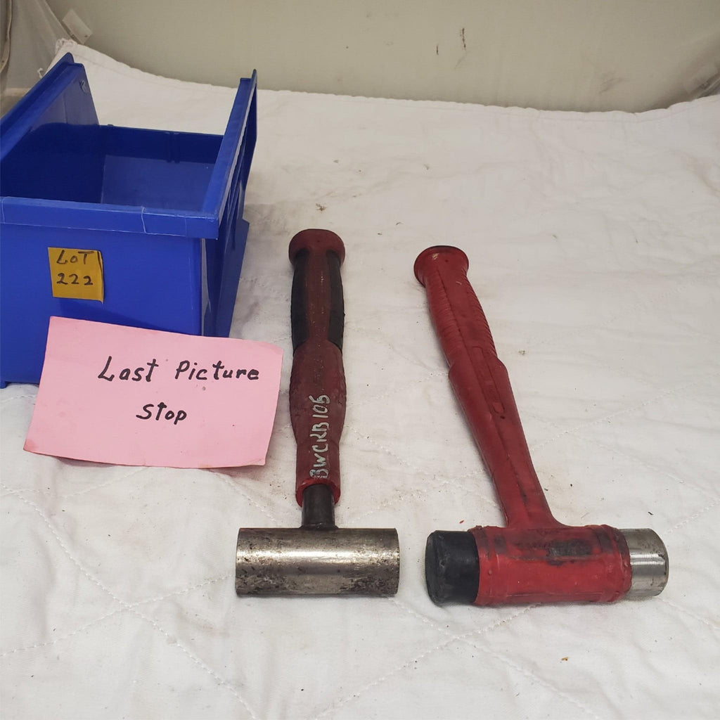 Lot of 3 Snap on Dead Blow and Steel Ball Peen Hammer Set LOT-222