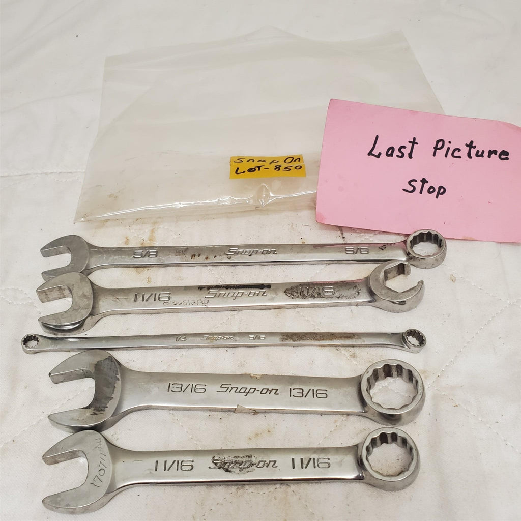 Lot of 5 Snap-On Assorted Wrench Set LOT-850