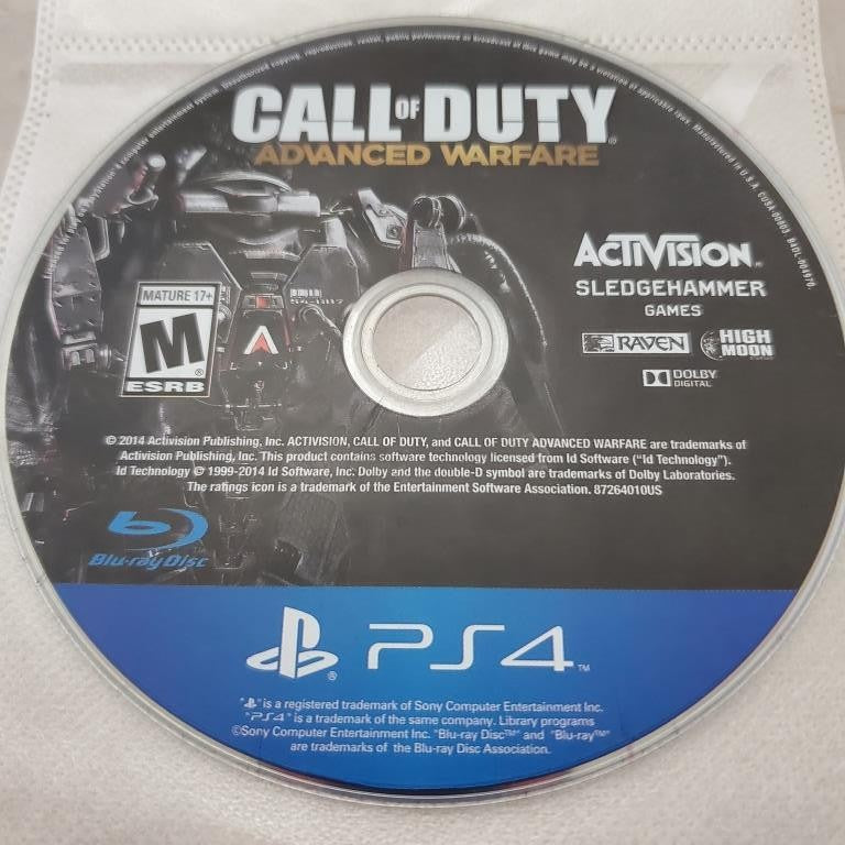 Call of Duty: Advanced Warfare PS4 Sony PlayStation 4Video Game Disc Only