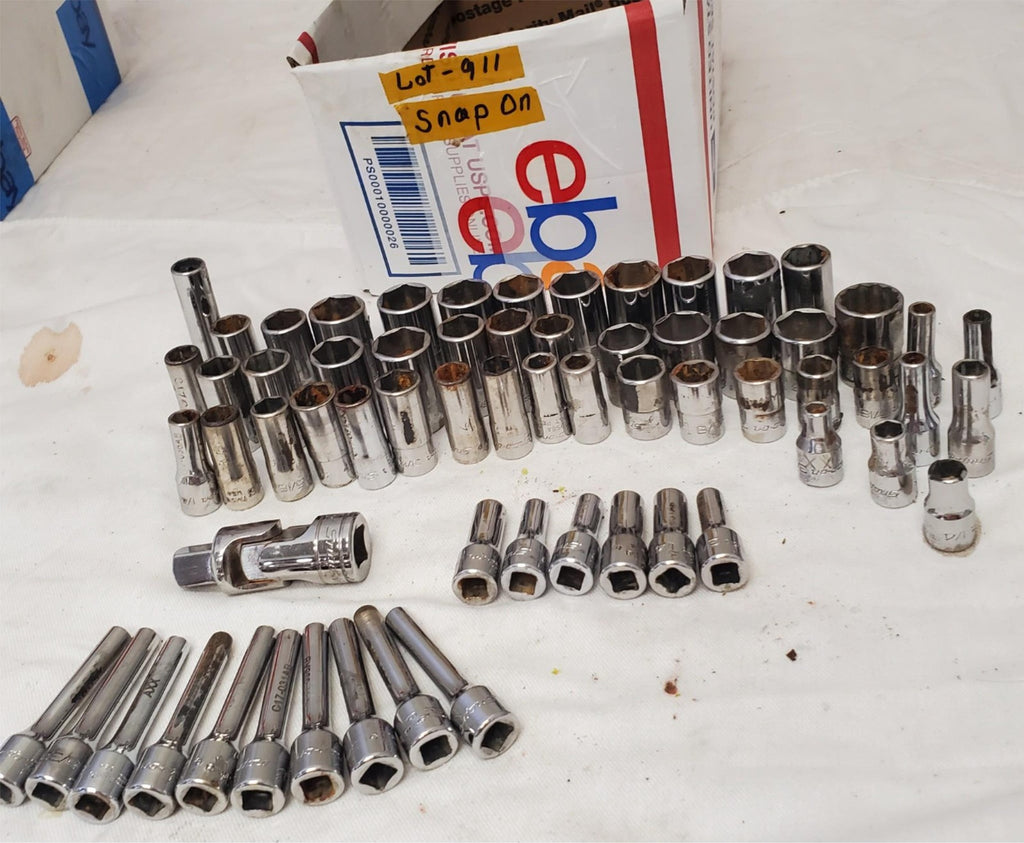 Lot of 64 pc Assorted  Snao on Sockets, Chrome LOT-911