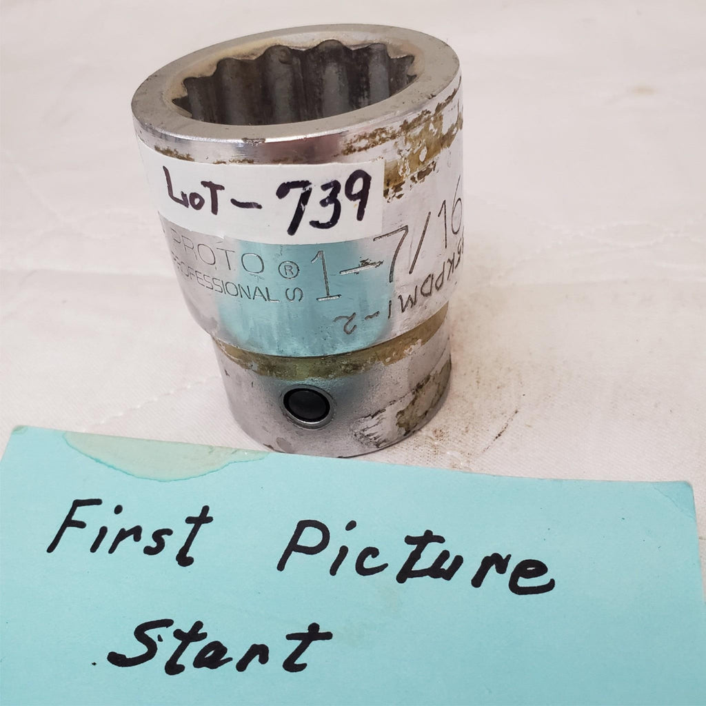 PROTO 5746 USA  1-7/16” Heavy-Duty Socket Tool - LOT 739