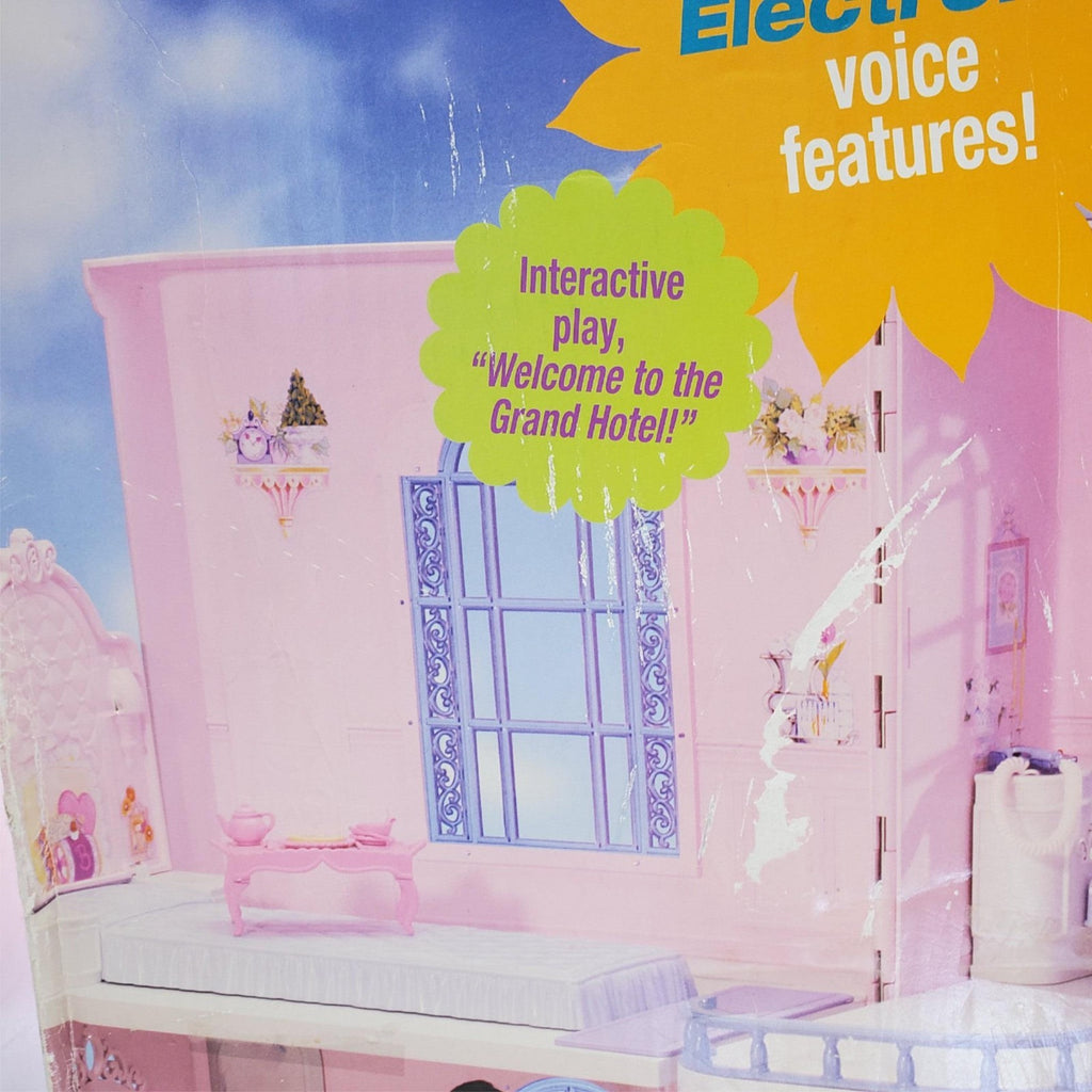 2001 Mattel Barbie Grand Hotel with Electronic Voice Features
