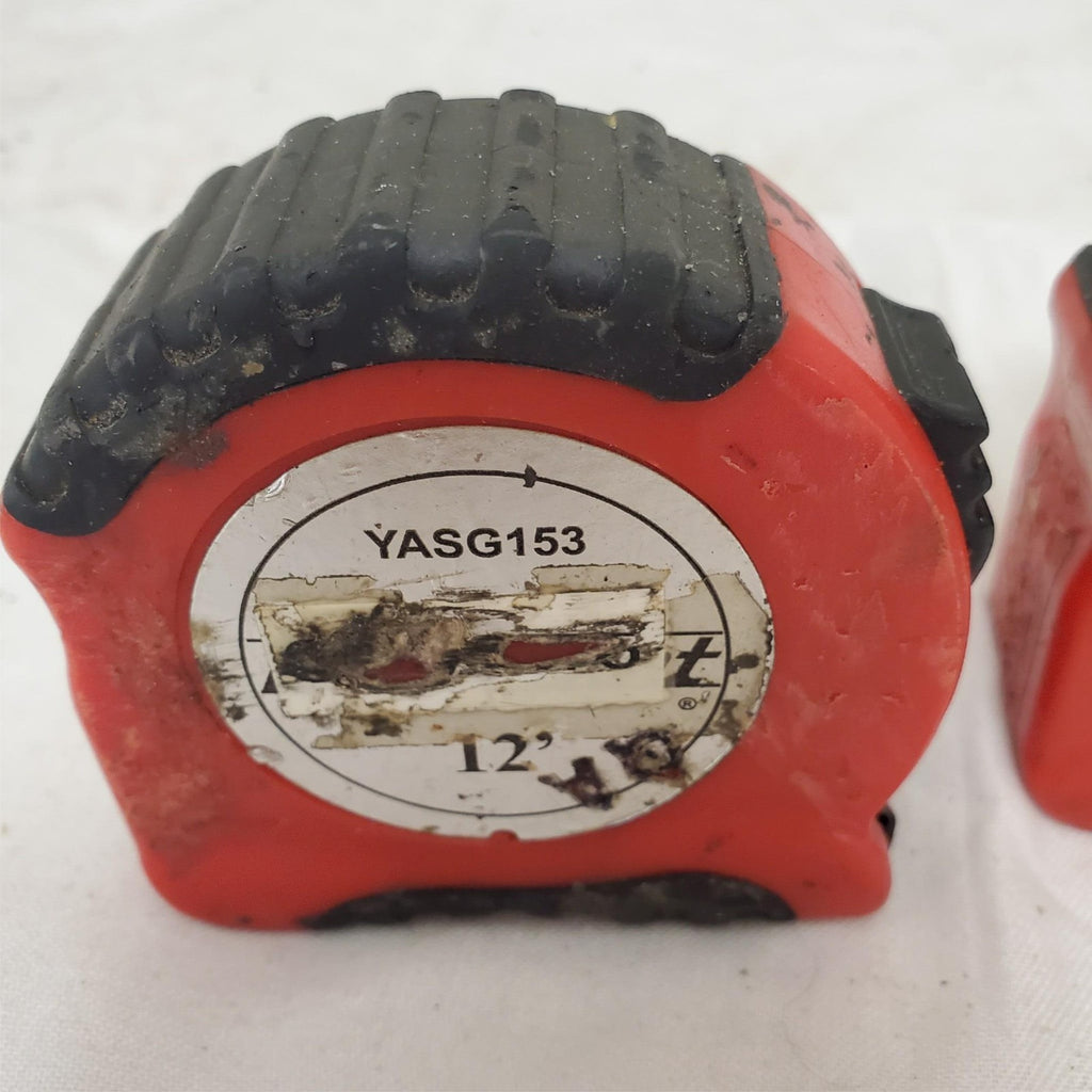 Lot of 3  Blue-Point 12' Feet Tape YASG153 Measure Soft Grip LOT-815