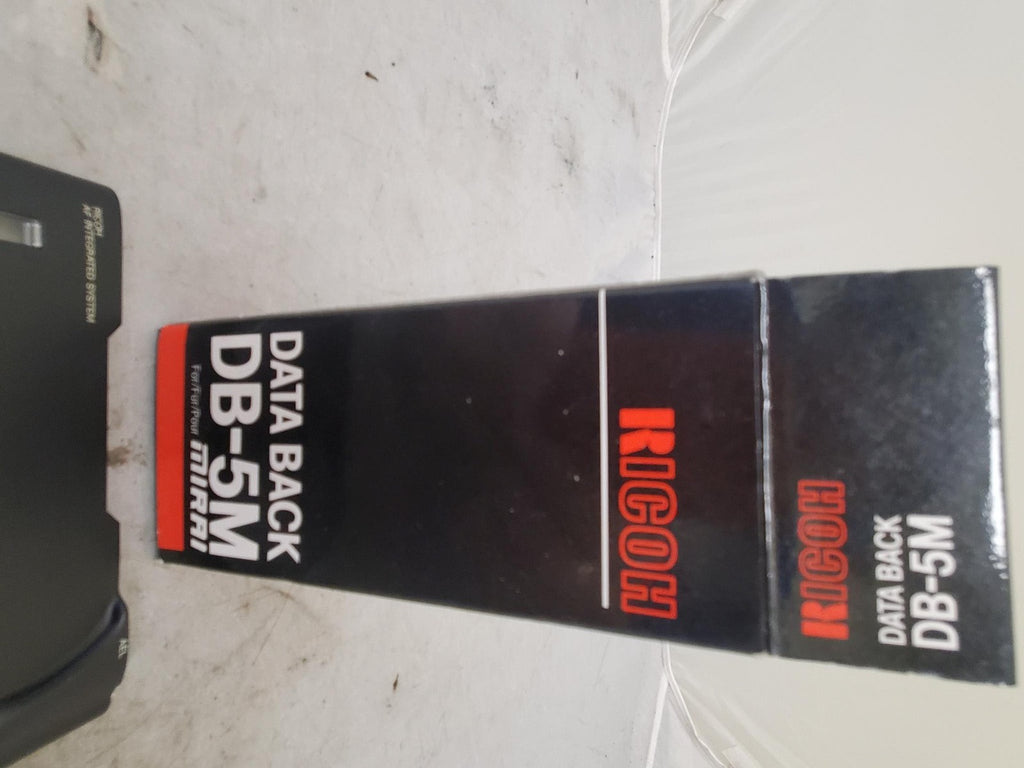 Ricoh Data Back DB-5M for Mirai Camera (NOS) AF Integrated System OWNERS MANUAL