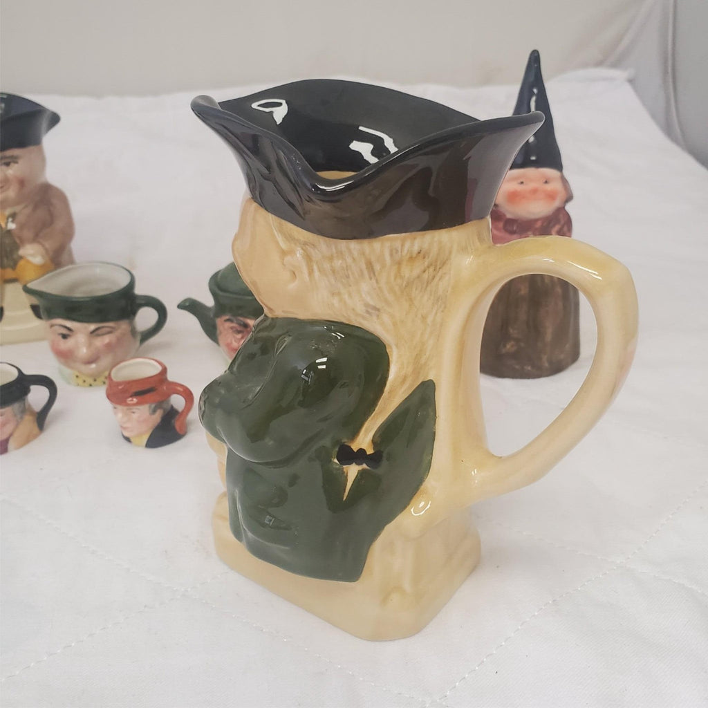 Assorted Toby Jug & Royal Doulton Aramis Three Musketeers Ceramic Cups 