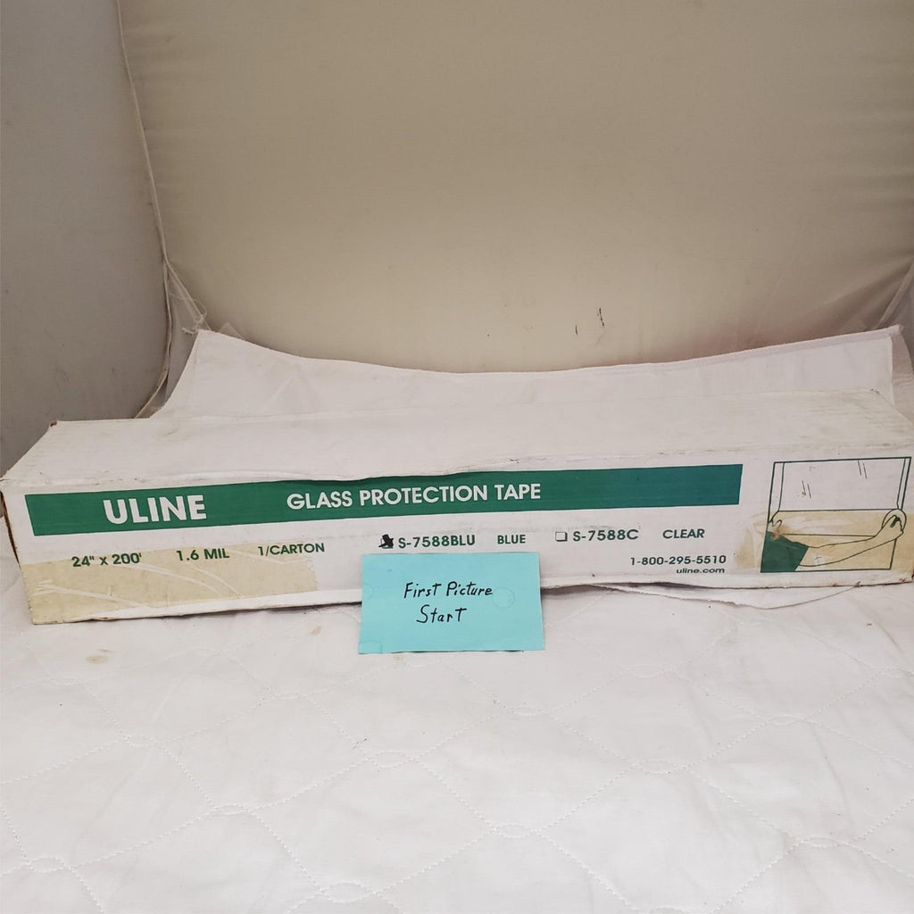 Uline 24" x 200' Blue Glass Protection Tape LOT-979