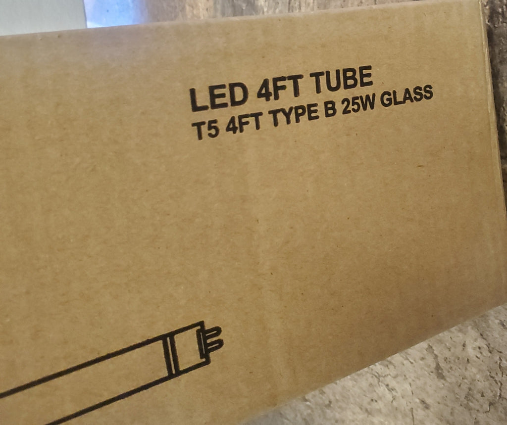 Lot of 25 T5 4FT 3500LM LED Tube Light 25W 4000K