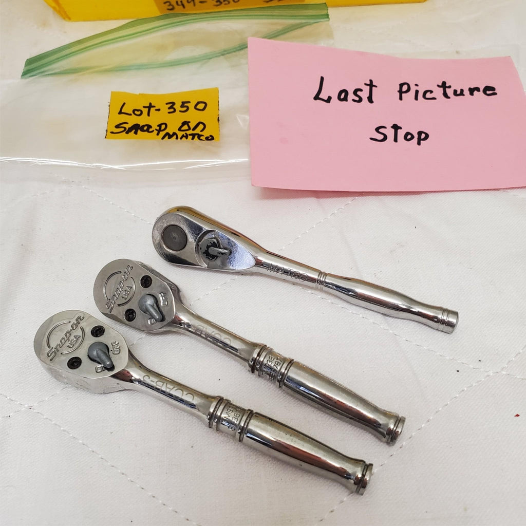 Lot of 3 Snap-On Matco Compact Head Ratchet LOT-350