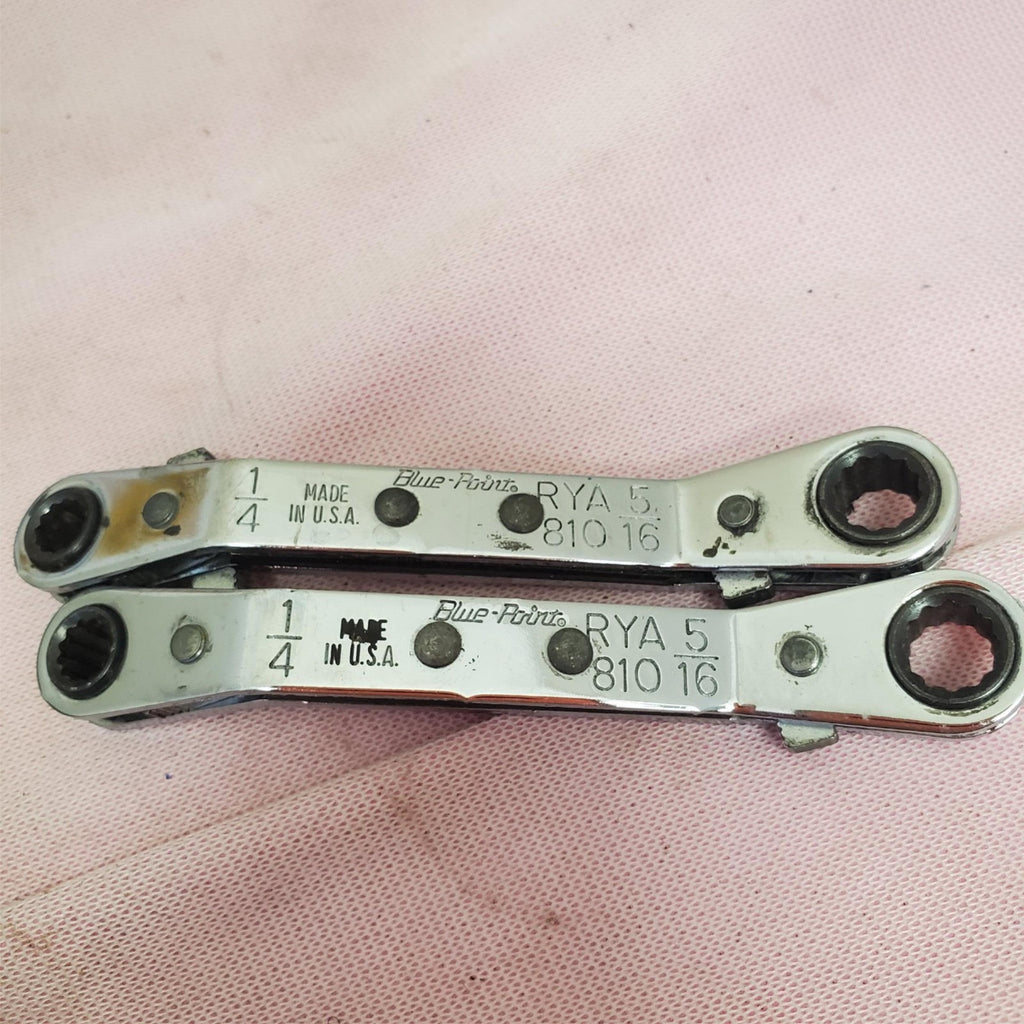 Lot of 5 Assorted Ratcheting Box End Wrench Set LOT-492