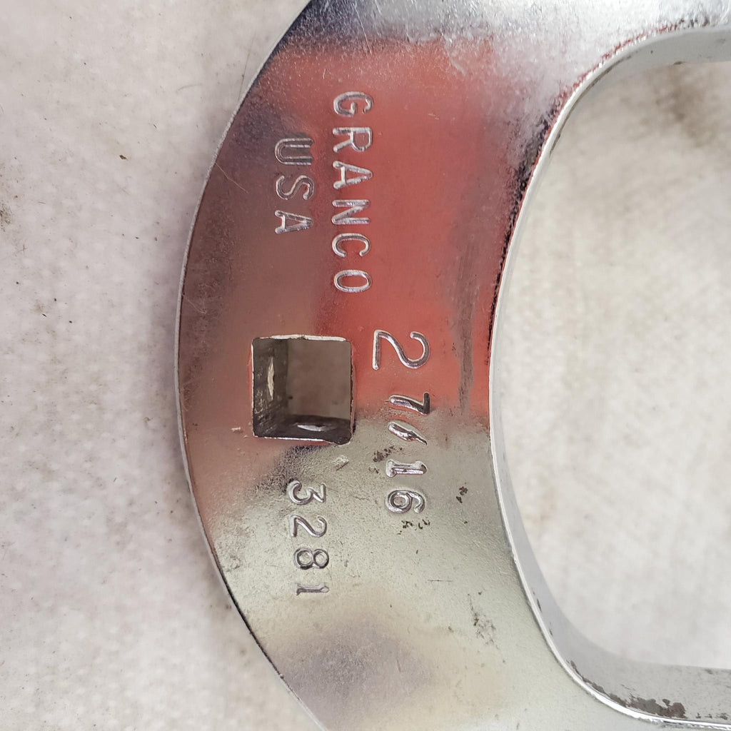 Granco  2-7/16" USA Chrome Drive Crowfoot Wrench 3281