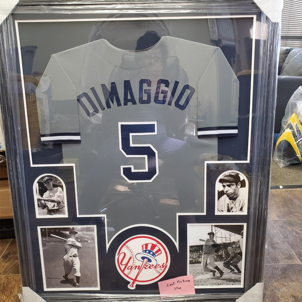 Joe Dimaggio Framed Yankees Jersey