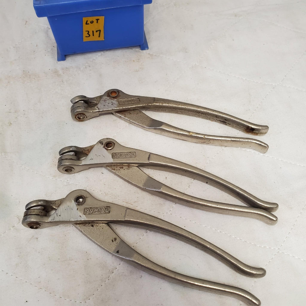 Lot of 3 Taiwan USATCO 04-62 Cleco Pliers Aircraft Tool LOT-317