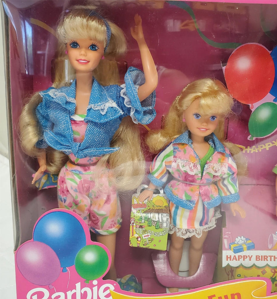 1993 Barbie Birthday Fun at McDonald’s Playset Rare Walmart Exclusive Mattel