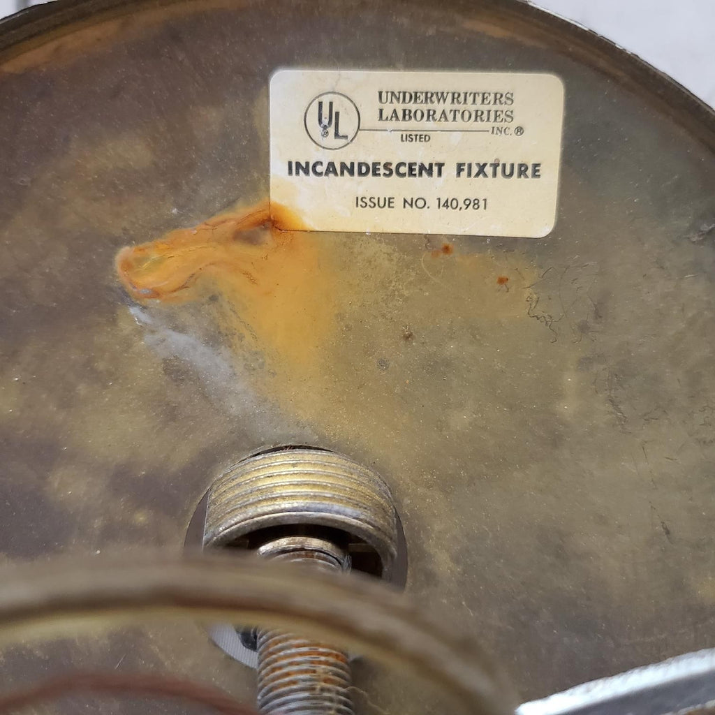 Vintage Incandescent Fixture Brass Candle Chandelier Hanging Lamp