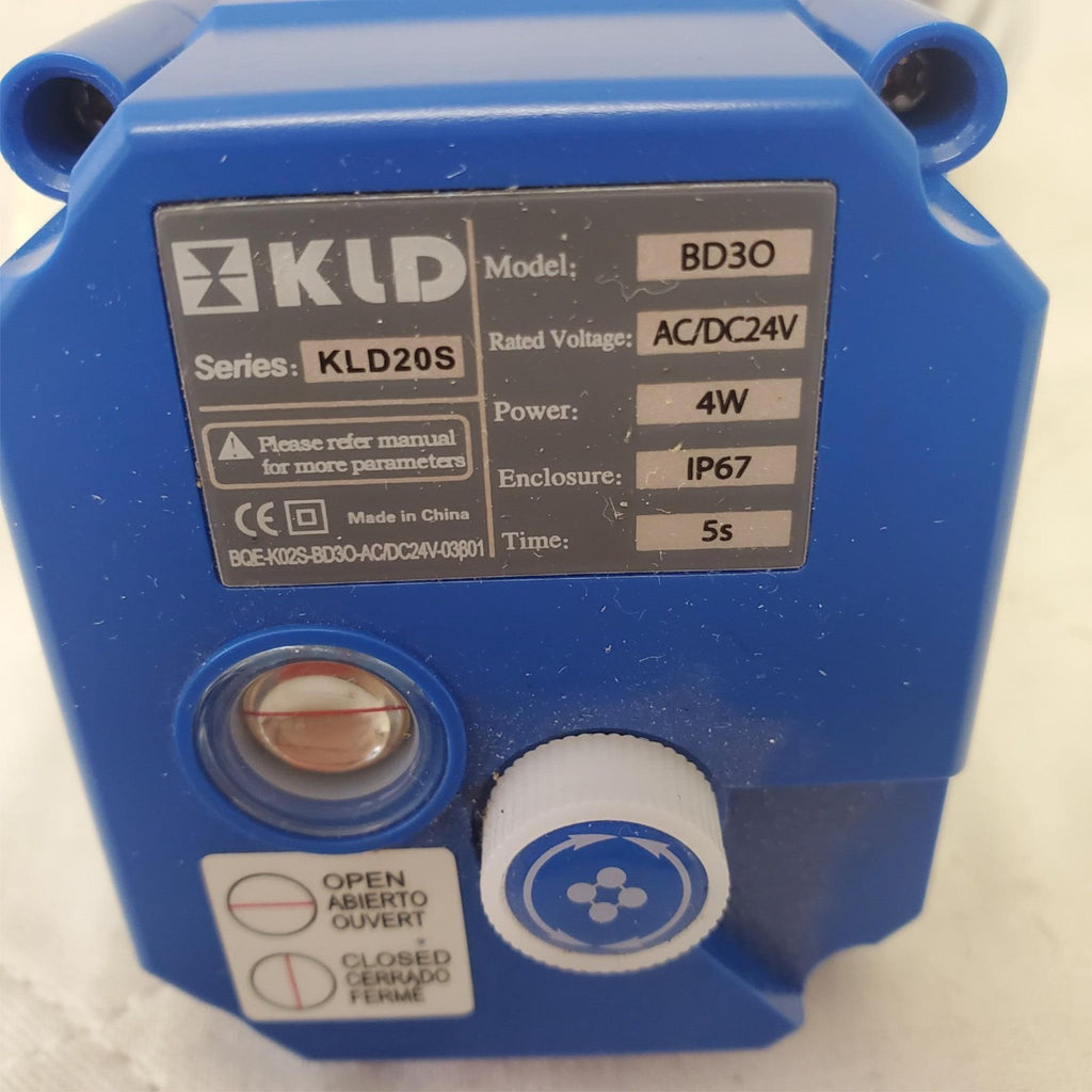 KLD Electric Model BD30 Valve Actuator KLD20S Series