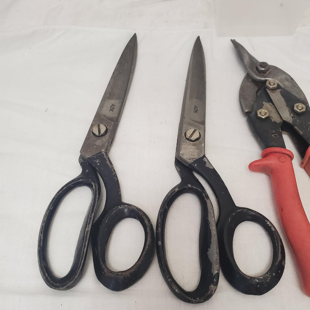 Assorted Sewing Scissors Aviation Snips with Adjustable Pliers LOT-971