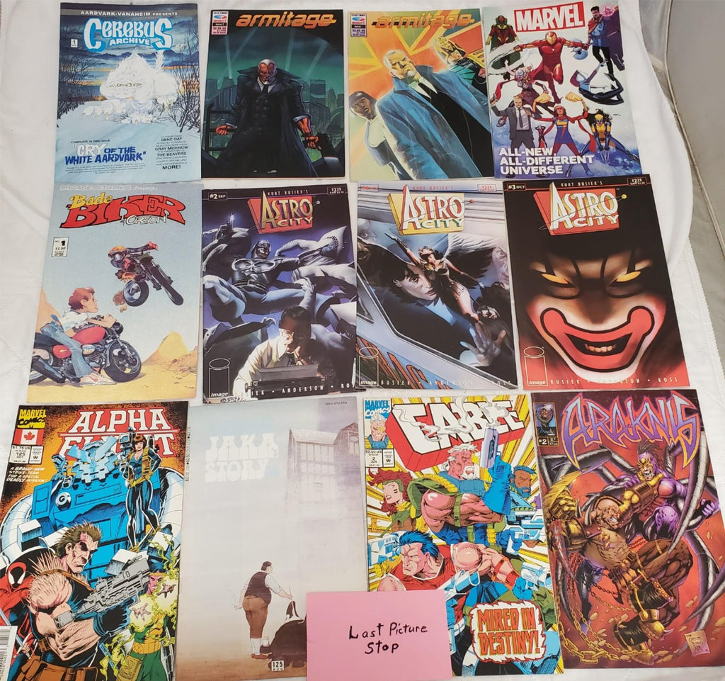 Lot of 12 Cerebus Armitage bade Biker Astrocity Marvel & Others Comic Books #6