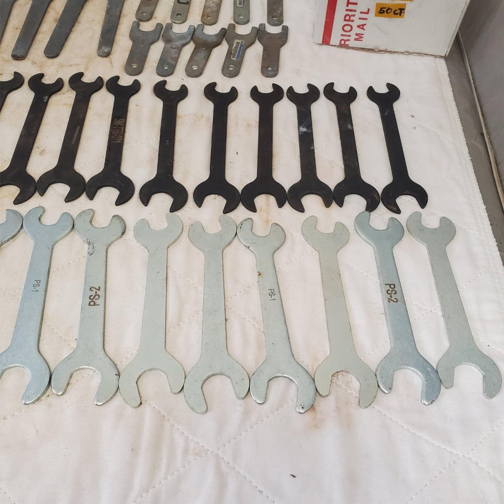 Lot of 50 Assorted Open End Service Wrench & other Wrench Tool LOT 484