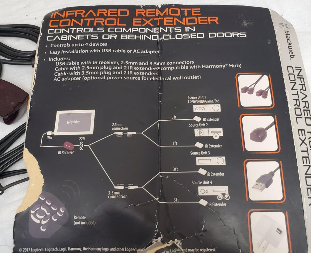 Blackweb Infrared Remote Control Extender