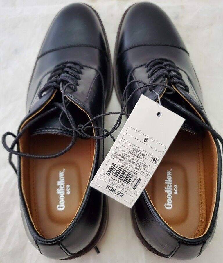 Men's Joseph Oxford Dress Shoes - Goodfellow & Co Black Size 8