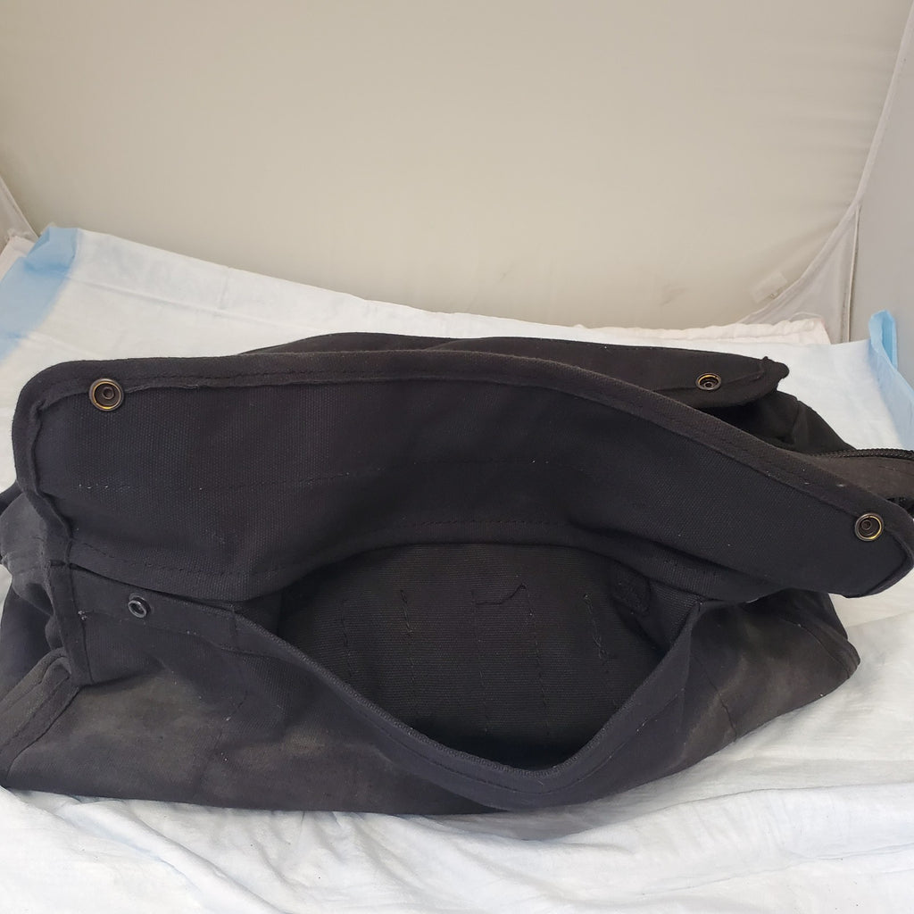Large Mouth Shoulder Strap Pockets Zipper Tool Bag