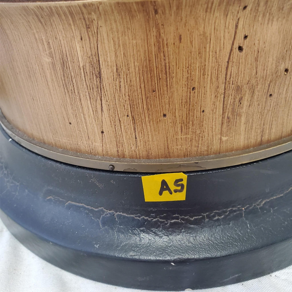 Vintage Brass & Wooden Table Lamp A5