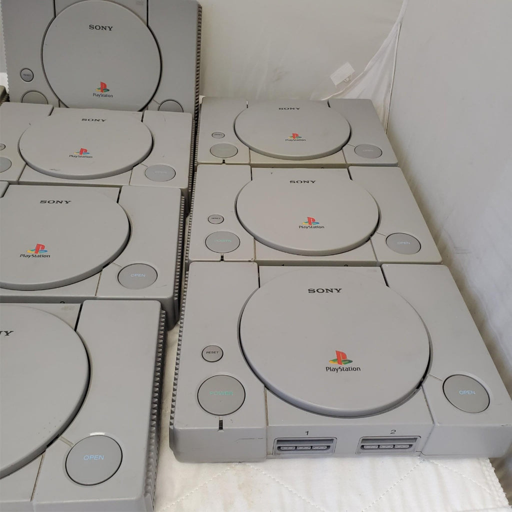 Lot of 10 Sony Play Station 1 Consoles For Parts #1