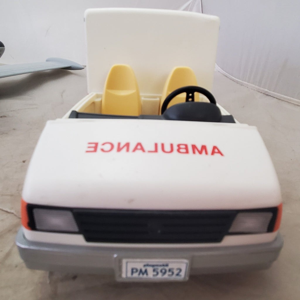 Playmobil Rescue Ambulance, City Life Airplane, Recycle Truck Toy