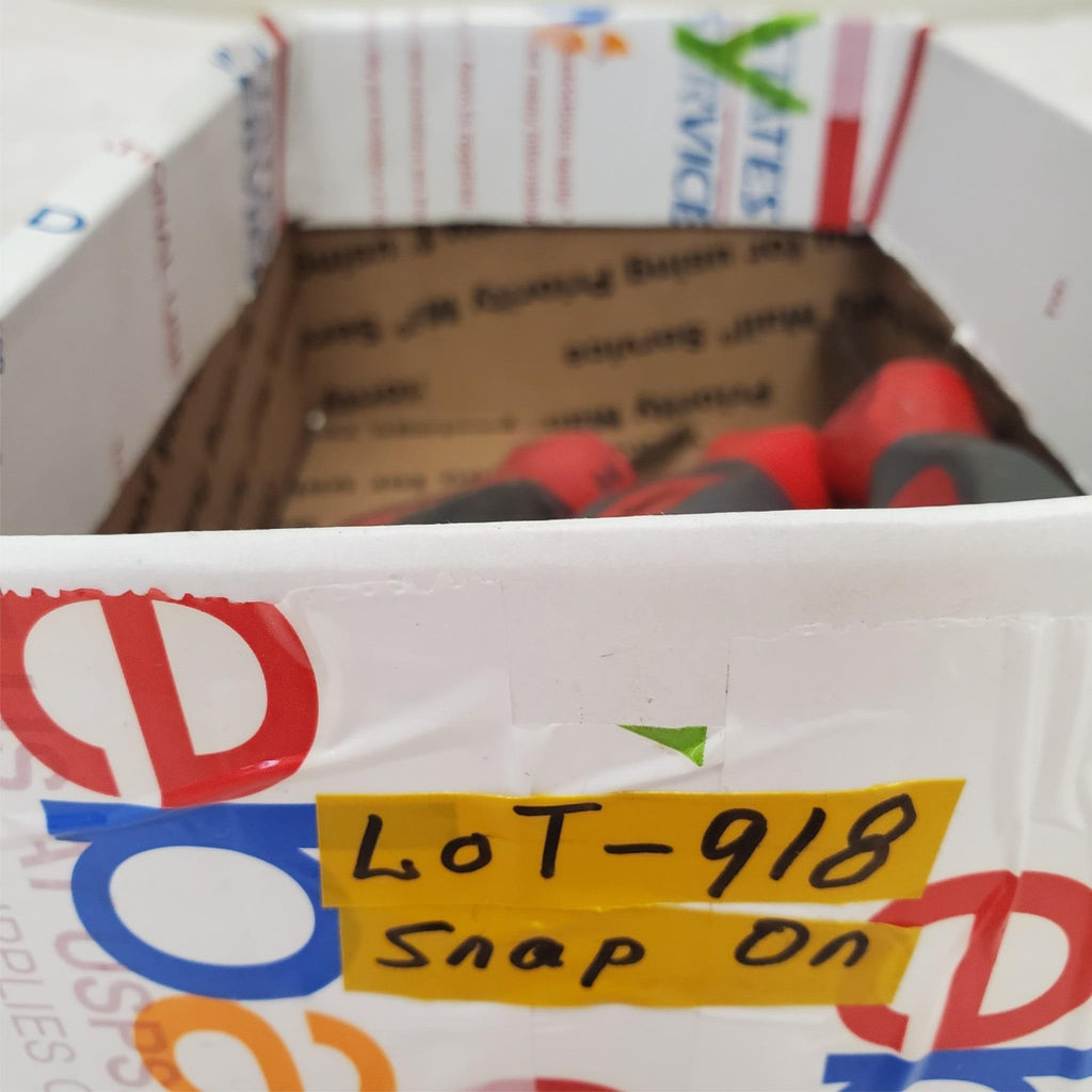 Lot of 8 Snap on Flathead Phillips Head Soft Grip Screwdrivers LOT-918