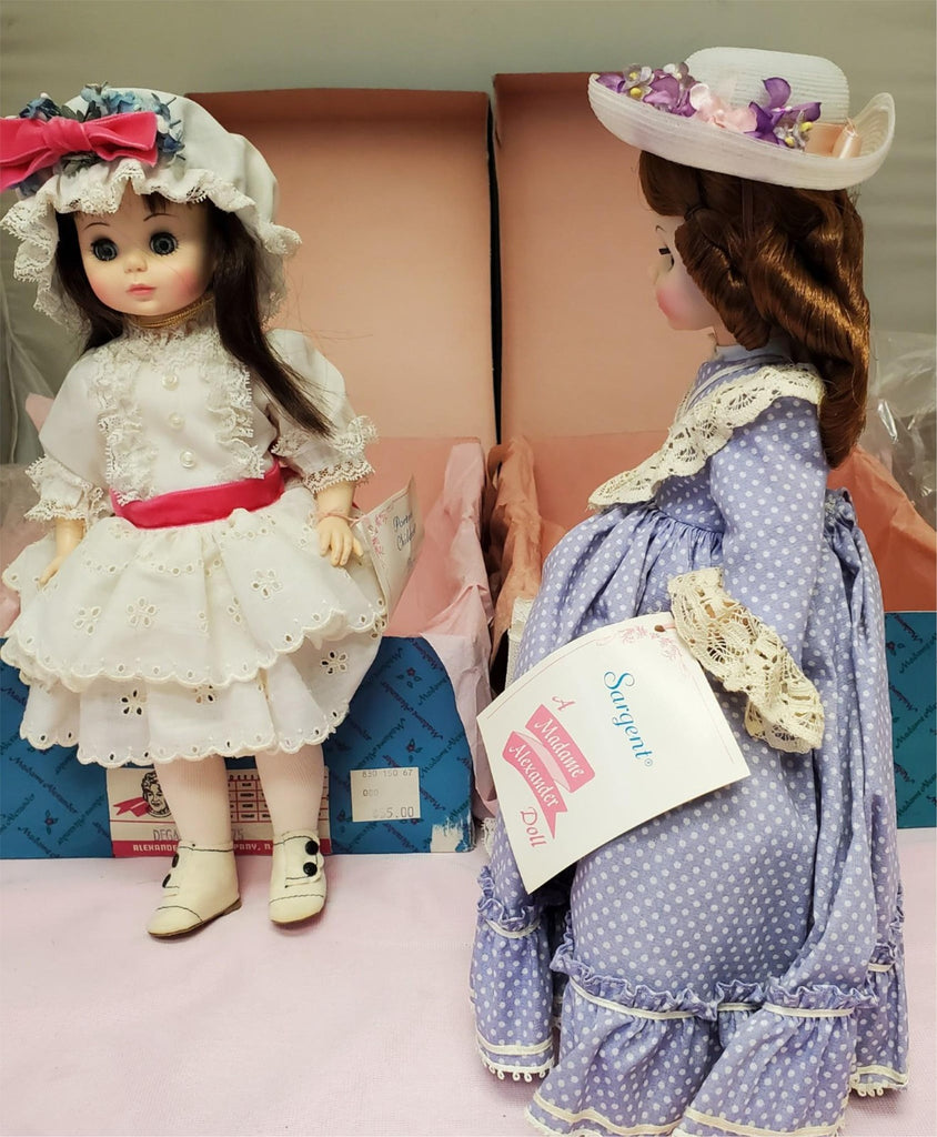 Madame Alexander #1575 Degas Girl #1576 Sargent Dolls Set with Box