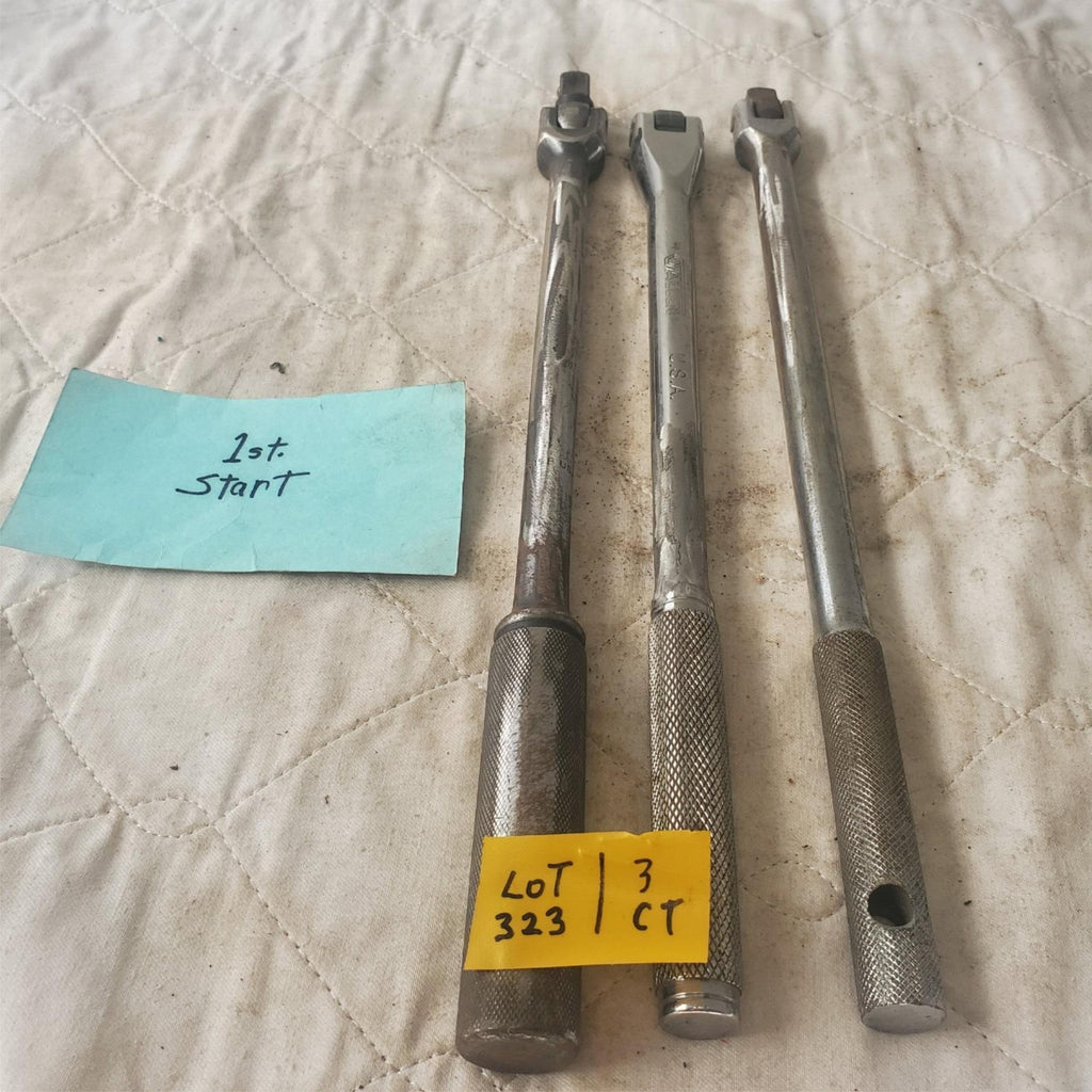 Lot of 3 Drive Flex Head Breaker Bar Extension LOT323