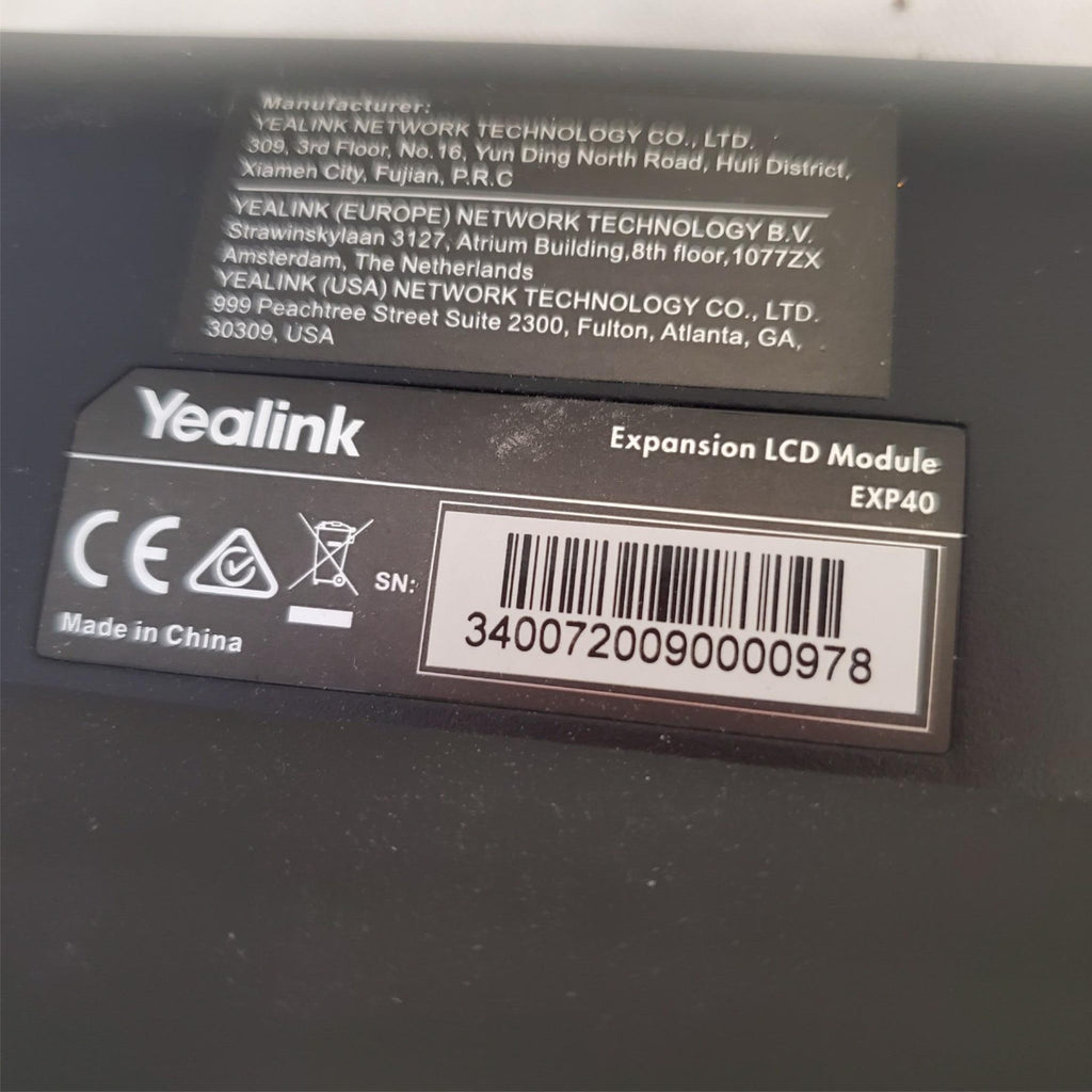Yealink SIP-T4G6 Ultra Elegant Gigabit IP Phone with Expansion EXP-40 LCD Module