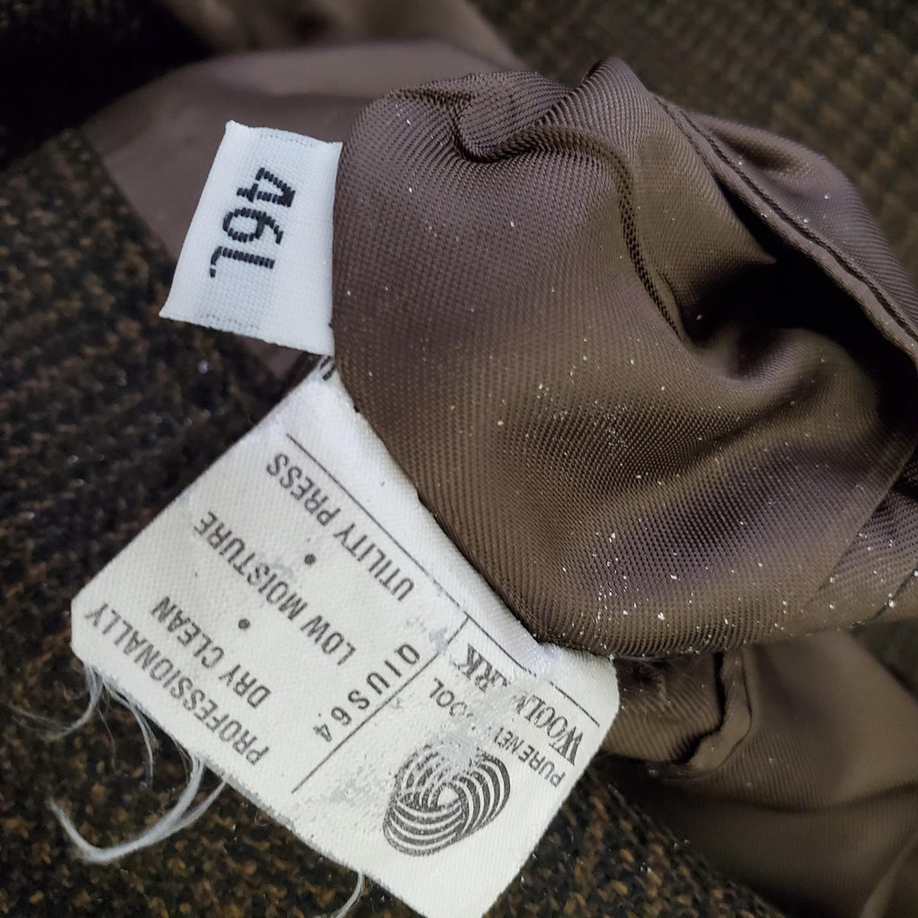 Hart Schaffner Marx Men's textured Blazer Suit Jacket Sport Coat 46L