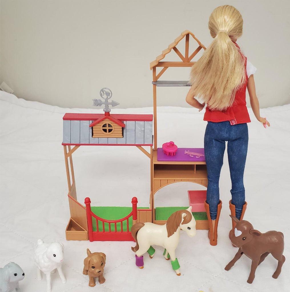 Barbie Sweet Orchard Farm Doll & Vet Playset