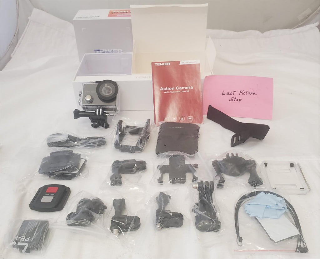 Tenker K1 4K Action Camera with Accesories 