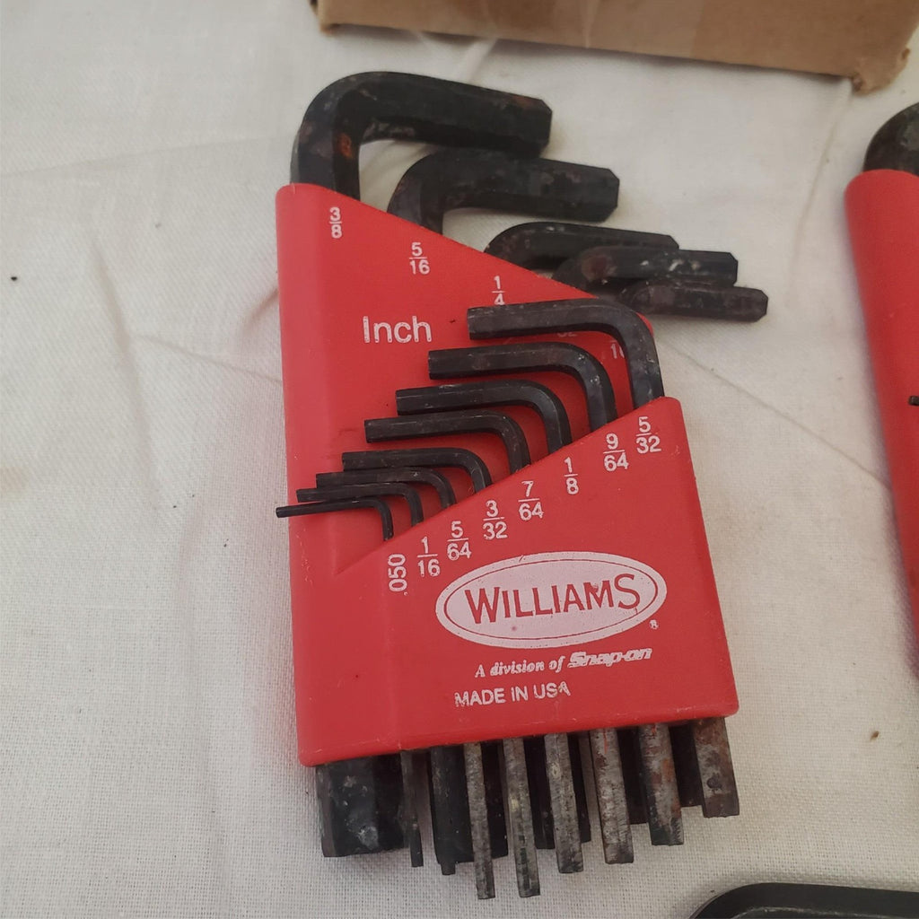 Lot of 33 Williams Short Hex Key Wrench Set LOT-601