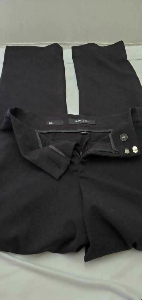 Nine West Jeans Bootcut Women's Black Dress Pants Size 28/6