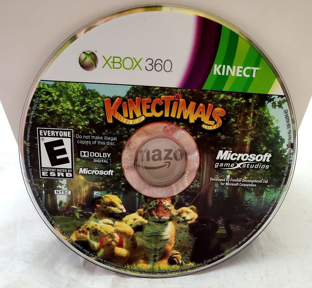 Kinectimals Microsoft Xbox 360 Video Game Disc Only