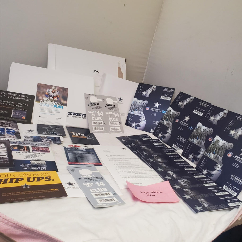 Dallas Cowboys 2015 Season Tickets Collection