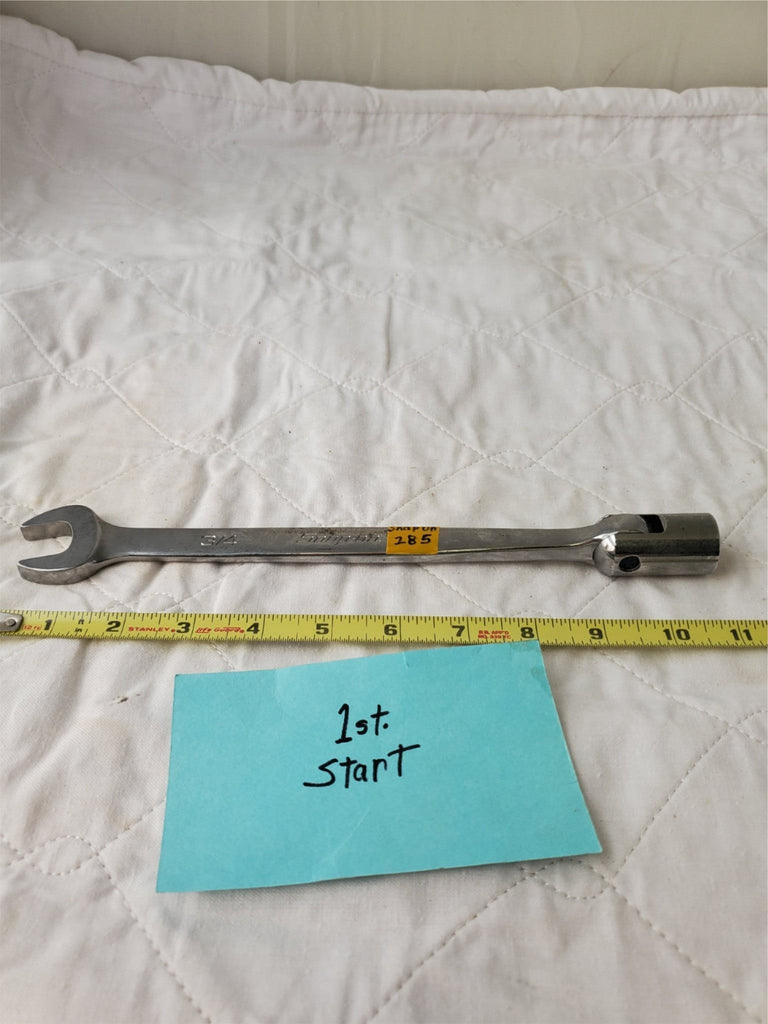 Snap-on 3/4 FH026B Point Combination Flex Head Open End Wrench LOT 285