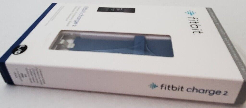 New Fitbit Charge 2 Classic Accessory Band Bracelet Authentic Fitbit Blue Large