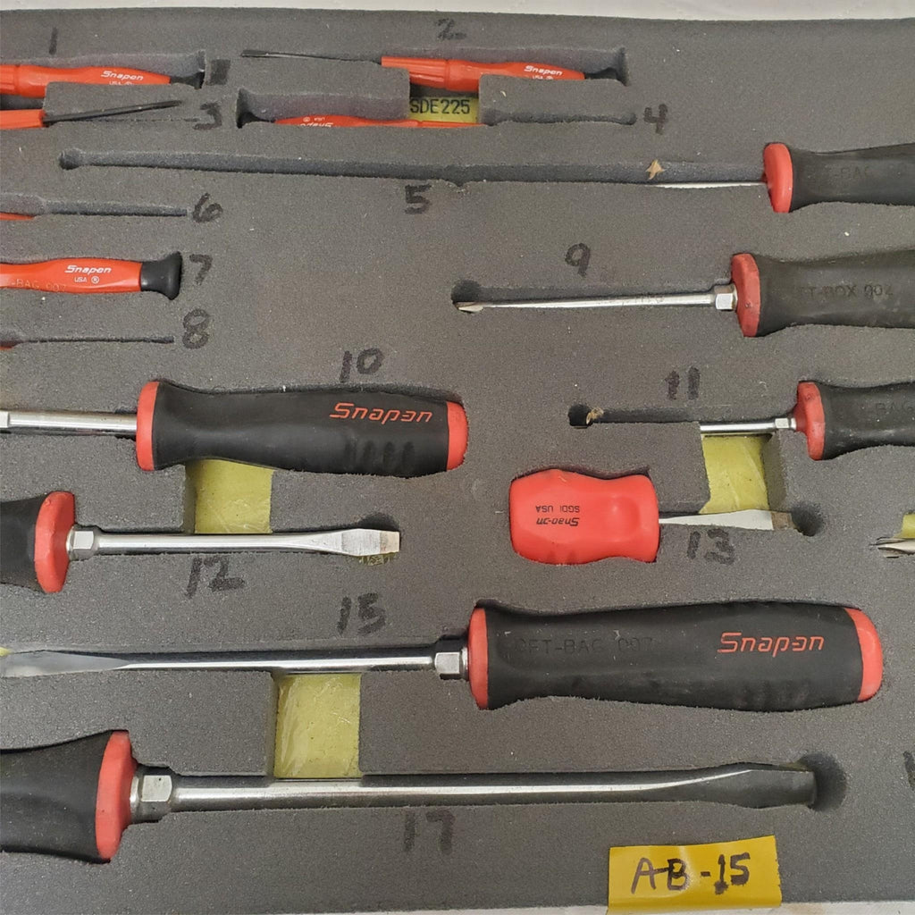 Lot of 20 Snap-on Screwdriver Set CFT-BAG-007 AB-15