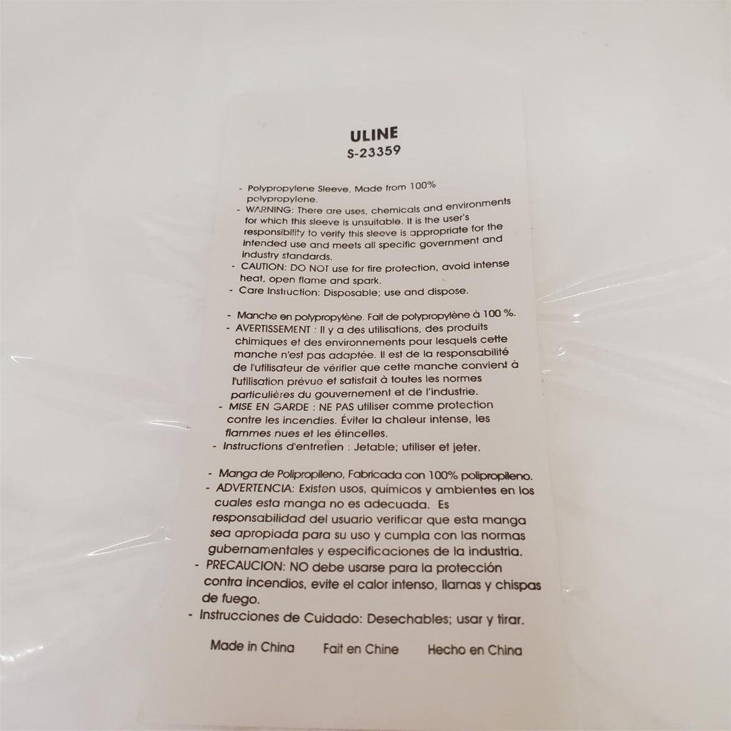 ULINE Protective Clothing Economy 18" Sleeve S-23359 Box