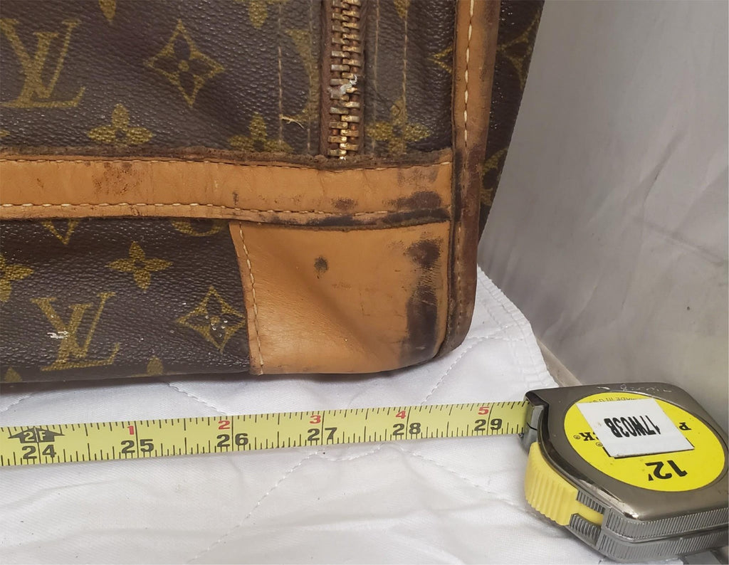 Rare Vintage Louis Vuitton Vachetta Leather Suitcase